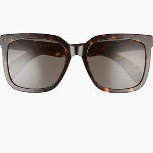 Rag & Bone 56mm square sunglasses-l -Tortoise
